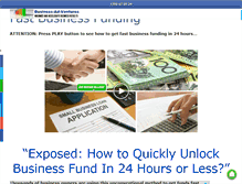 Tablet Screenshot of business-ad-ventures.com